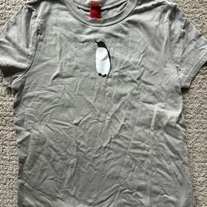 Target Gray Penguin Graphic Tee